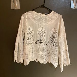 Lace Detailed Crop Top